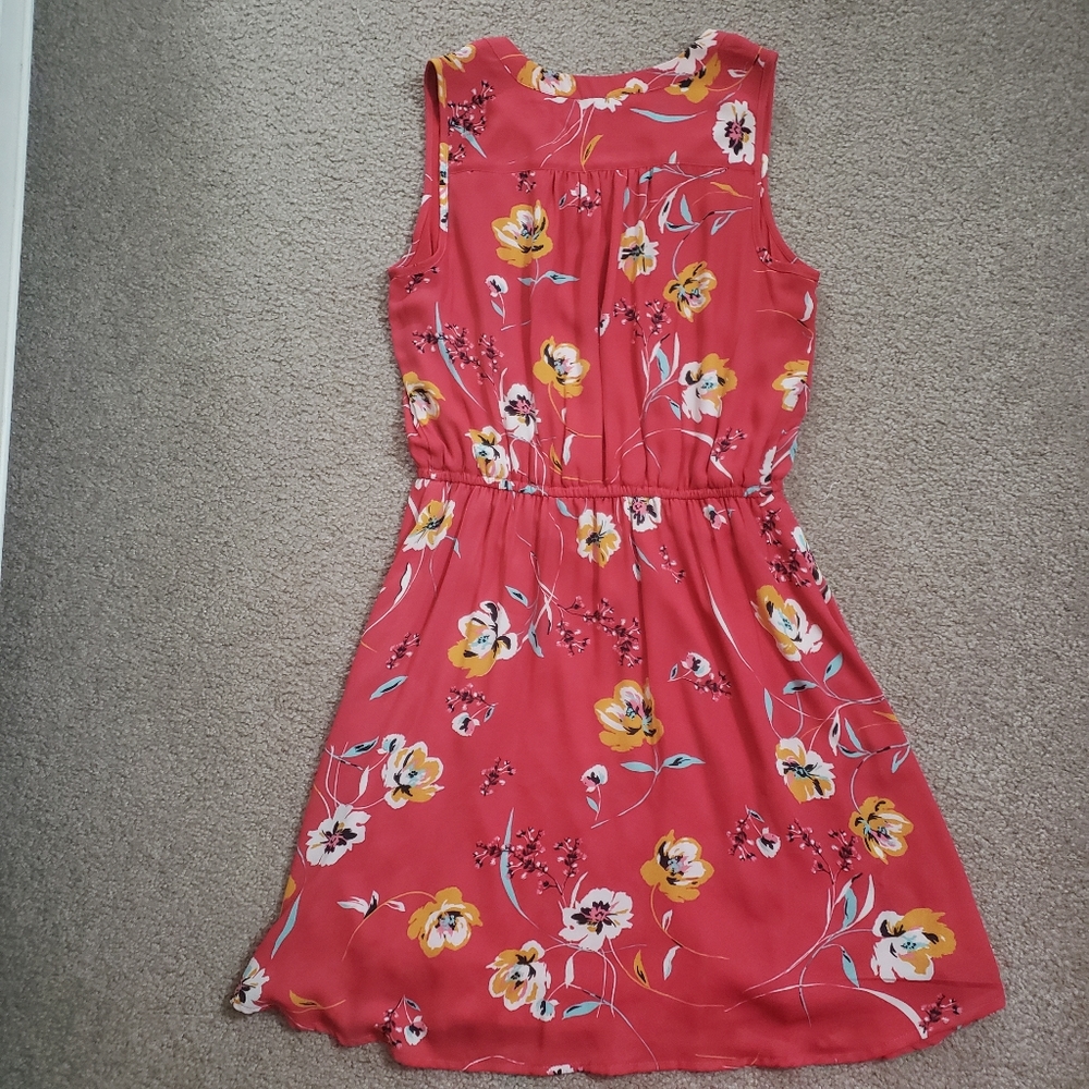 Maurices Coral Floral Dress